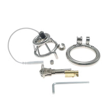 Afbeelding in Gallery-weergave laden, Stainless Steel Basket Electric Chastity Cage 6