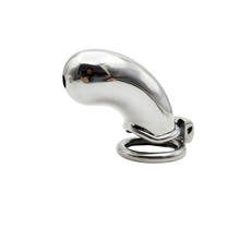 Lade das Bild in den Galerie-Viewer, Stainless Steel Long Cylindrical Chastity Device 3
