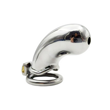 Lade das Bild in den Galerie-Viewer, Stainless Steel Long Cylindrical Chastity Device 4