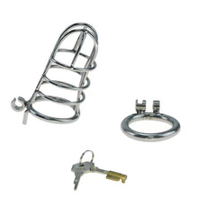 Afbeelding in Gallery-weergave laden, Steel Prison Chastity Cage