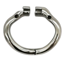 Lade das Bild in den Galerie-Viewer, BDSM Stainless Steel Chastity Device With Hinged Rings