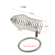 Load image into Gallery viewer, Stainless Steel Threaded Penis Sleeve with Ring