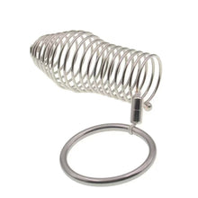 Load image into Gallery viewer, Stainless Steel Threaded Penis Sleeve with Ring