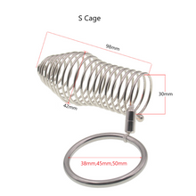 Load image into Gallery viewer, Stainless Steel Threaded Penis Sleeve with Ring