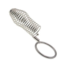 Load image into Gallery viewer, Stainless Steel Threaded Penis Sleeve with Ring