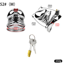 Lade das Bild in den Galerie-Viewer, Steel Chastity Cage - 5