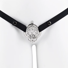 Lade das Bild in den Galerie-Viewer, Steel Chastity Device with PA with belt
