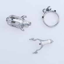 Afbeelding in Gallery-weergave laden, Steel Custom Chastity Cage With PA T10 - 10