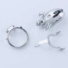 Afbeelding in Gallery-weergave laden, Steel Custom Chastity Cage With PA T12 - 5