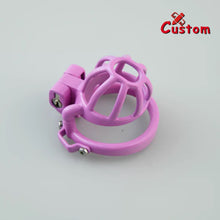 Load image into Gallery viewer, Custom Pink Steel Cock Cage