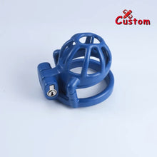 Afbeelding in Gallery-weergave laden, Steel Blue Custom Cock Cage