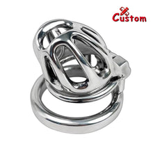 Afbeelding in Gallery-weergave laden, Steel Custom Cock Cage with PA Detail image