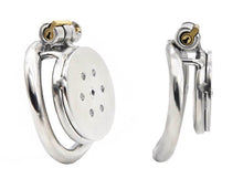 Load image into Gallery viewer, The Flat Gatling Chastity Cage
