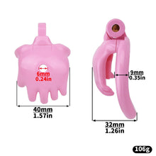 Load image into Gallery viewer, The Hand of Desire Holding Chastity Cage -size