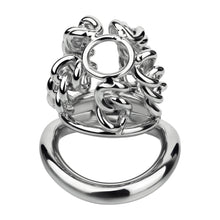 Load image into Gallery viewer, Thick Chainmail Steel Chastity Lock - 12