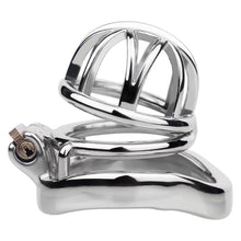 Load image into Gallery viewer, Small Open-Lattice Stainless Steel Chastity Cage
