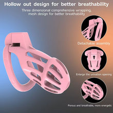 Afbeelding in Gallery-weergave laden, Vertical-Slot Vented Resin Chastity Cage
