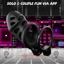 Lade das Bild in den Galerie-Viewer, App-Controlled Vibrating Chastity Cage