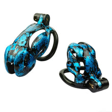 Lade das Bild in den Galerie-Viewer, Viper Marbled Camo Resin Chastity Cage