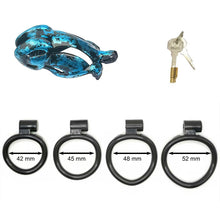 Lade das Bild in den Galerie-Viewer, Viper Marbled Camo Resin Chastity Cage