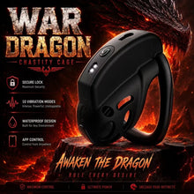Load image into Gallery viewer, War Dragon Remote Vibrating Chastity Cage