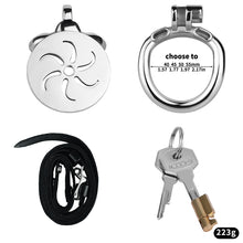 Load image into Gallery viewer, Wind and Fire Wheel Flat Chastity Lock - 8