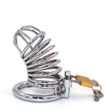 Load image into Gallery viewer, Metal Chastity Cage 3.38 inches Long