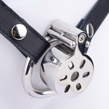 Afbeelding in Gallery-weergave laden, Nieuwe ingeblikte mannelijke kuisheidskooi met riem