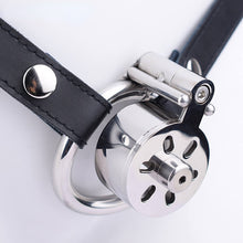 Afbeelding in Gallery-weergave laden, Nieuwe ingeblikte mannelijke kuisheidskooi met riem