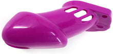 Load image into Gallery viewer, Purple Plastic Cock Cage 3.15 inches and 3.94 inches long