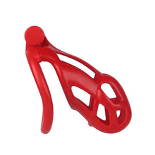 Lade das Bild in den Galerie-Viewer, 3D Cobra Keuschheitskäfig für Männer mit 4 Bogenringen