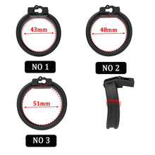 Load image into Gallery viewer, 3D Double-headed Chastity Cage with 3 Rings