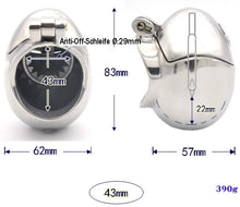Afbeelding in Gallery-weergave laden, Roestvrijstalen eivormige haankooi