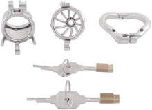 Load image into Gallery viewer, Mini Metal Chastity Device 1.77 inches long