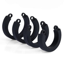 Afbeelding in Gallery-weergave laden, Zwarte siliconen apparaatkooi voor mannen, 3,15 inch en 3,74 inch lang
