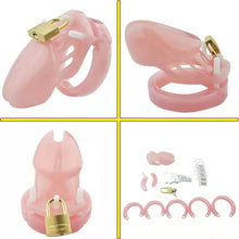 Load image into Gallery viewer, Firm Plastic Chastity Cage 2