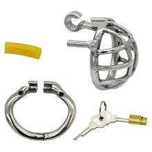 Load image into Gallery viewer, Stainless Steel Stealth Lock Male Chastity Device