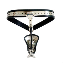 Load image into Gallery viewer, Male Shield Stainless Steel Adjustable Chastity Belt
