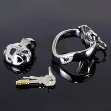 Load image into Gallery viewer, HT-V4 Flower Traction Chastity Cage with Belt