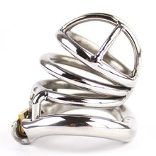 Load image into Gallery viewer, Metal Chastity Cage Small & Shabby