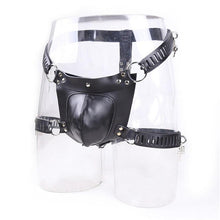 Load image into Gallery viewer, Men's Leather Chastity Belt