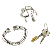 Afbeelding in Gallery-weergave laden, Mijn kleine pik mannelijke kuisheidsapparaat 1,57 inch lang