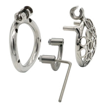 Load image into Gallery viewer, Prevent Escape Design Super Small Chastity Cage