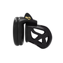 Lade das Bild in den Galerie-Viewer, Das Onyx-Gefängnis: Schwarzer Keuschheitskäfig