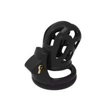 Lade das Bild in den Galerie-Viewer, Das Onyx-Gefängnis: Schwarzer Keuschheitskäfig