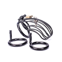 Load image into Gallery viewer, Black Banana Metal Chastity Cage