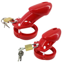 Load image into Gallery viewer, Red Plastic Cage 3.15 inches and 3.94 inches long