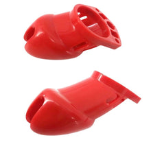 Load image into Gallery viewer, Red Plastic Cage 3.15 inches and 3.94 inches long