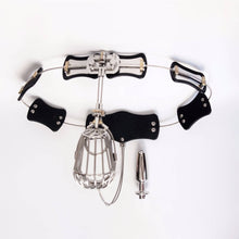 Load image into Gallery viewer, Wrapped Egg Adjustable Stainless Steel Male Chastity Belt
