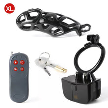 Afbeelding in Gallery-weergave laden, Zwarte elektrische schok Mamba kuisheidskooi